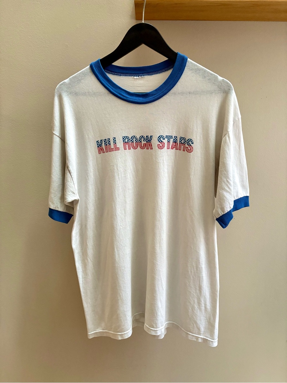 Kill Rock Stars VTG early 90s record label promo T-shirt L Soffe